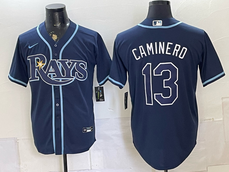 Men 2026 Tampa Bay Rays #13 Caminero blue Game Nike MLB Jersey 0727002